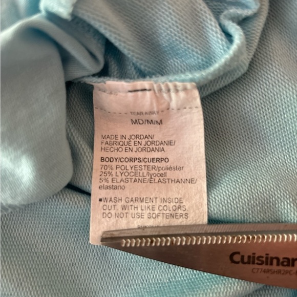 UNDER ARMOUR lightweight sweatshirt, blue, loose fit Medium, pockets. Crew neck - Picture 4 of 5